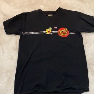 Spongebob Santa Cruz tee